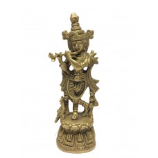 Lord Krishna Brass Idol 